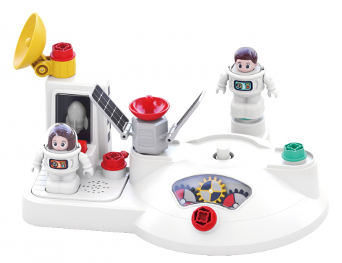 Set de joaca Baza spatiala Miukids cu 2 astronauti si accesorii incluse [5]