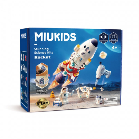 Jocuri si Jucarii Educative - Racheta Miukids spatiala de jucarie cu accesorii incluse
