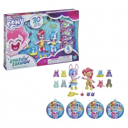 Frumusete, bijuterii si accesorii fetite - MLP Set 2 Ponei Pinkie Pie și DJ Pon-3 
