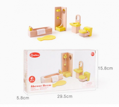 Mobilier din lemn pentru Baie cu dus [1]