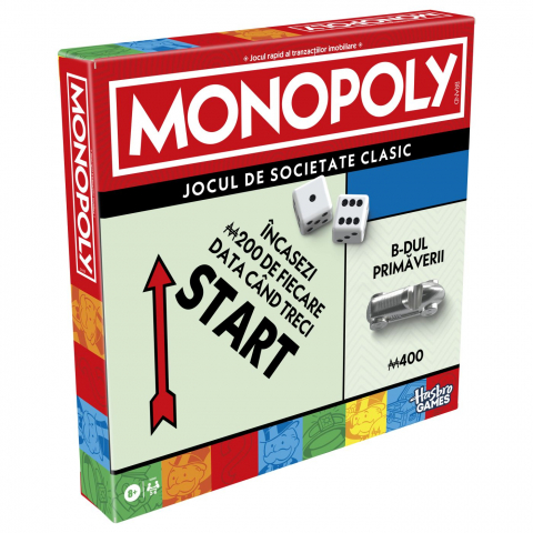 Jocuri si articole copii - MONOPOLY JOC CLASIC LIMBA ROMANA