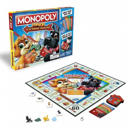 Monopoly Junior Banca Electronică în Limba Română  [3]