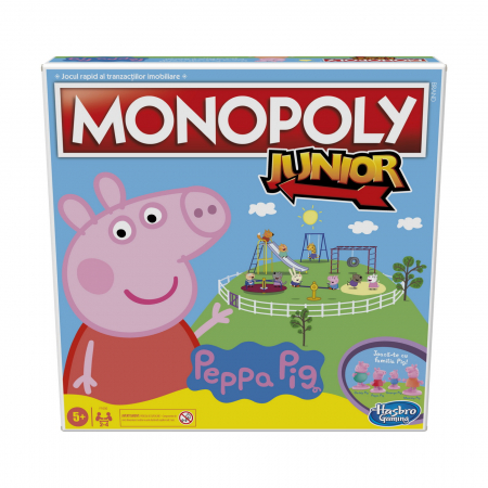 Jocuri si articole copii - Monopoly Junior Peppa Pig