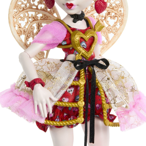 MONSTER HIGH ANIVERSARE DULCE SI INFRICOSATOARE PAPUSA CUPID ASTERIA CU ACCESORII [4]