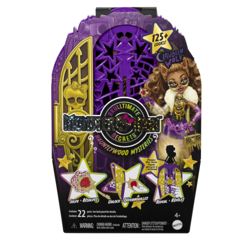 Papusi & accesorii - MONSTER HIGH PAPUSA CLAWDEEN WOLF CU DULAP REVELATOR SI ACCESORII