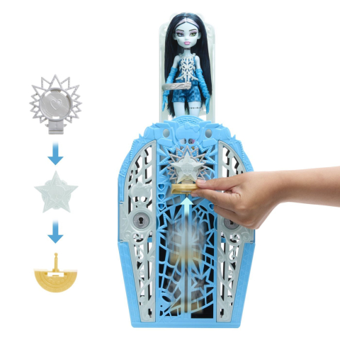 MONSTER HIGH PAPUSA FRANKIESTEIN CU DULAP REVELATOR SI ACCESORII [5]