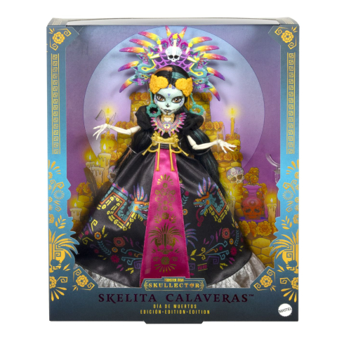 Papusi & accesorii - MONSTER HIGH SKULLECTOR PAPUSA SKELITA CALAVERAS EDITIA DIA DE MUERTOS