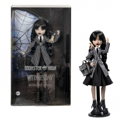 Papusi & accesorii - MONSTER HIGH WEDNESDAY PAPUSA WEDNESDAY