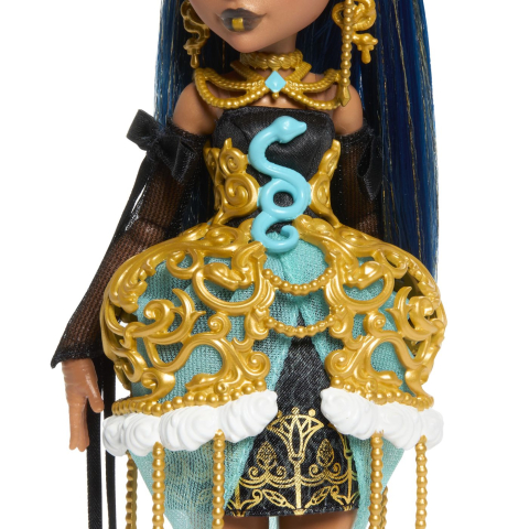 MONSTER HIGH ZIUA DE NASTERE DULCE SI INFRICOSATOARE PAPUSA CLEO DE NILE CU ACCESORII [5]