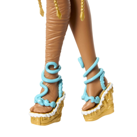 MONSTER HIGH ZIUA DE NASTERE DULCE SI INFRICOSATOARE PAPUSA CLEO DE NILE CU ACCESORII [6]