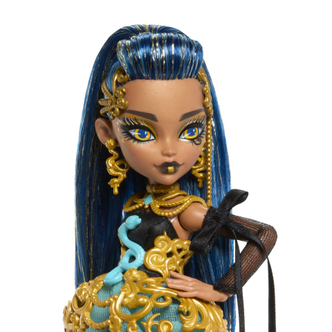 MONSTER HIGH ZIUA DE NASTERE DULCE SI INFRICOSATOARE PAPUSA CLEO DE NILE CU ACCESORII [4]