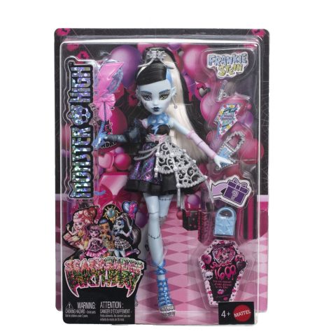 Papusi & accesorii - MONSTER HIGH ZIUA DE NASTERE DULCE SI INFRICOSATOARE PAPUSA FRANKIESTEIN CU ACCESORII