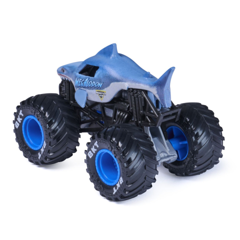 MONSTER JAM LEGACY TRUCKS MASINUTA METALICA MEGALODON SCARA 1 LA 64 [2]