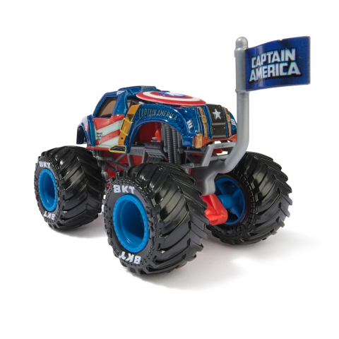 MONSTER JAM MARVEL CAMION GIGANT CAPTAIN AMERICA SCARA 1 LA 64 [3]