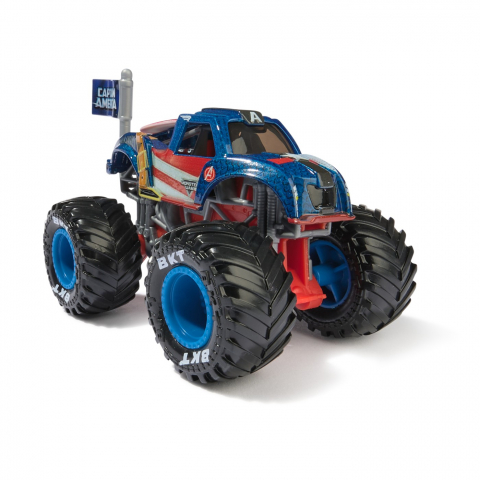 MONSTER JAM MARVEL CAMION GIGANT CAPTAIN AMERICA SCARA 1 LA 64 [1]
