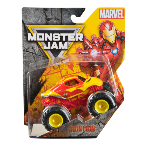 Avioane si Elicoptere jucărie - MONSTER JAM MARVEL CAMION GIGANT IRON MAN SCARA 1 LA 64