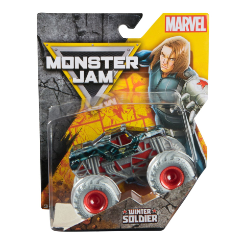 Avioane si Elicoptere jucărie - MONSTER JAM MARVEL CAMION GIGANT WINTER SOLDIER SCARA 1 LA 64
