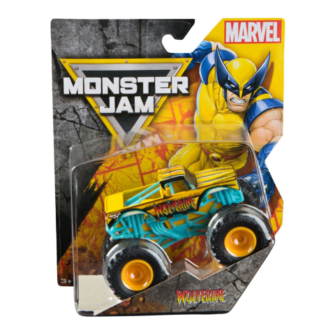 Avioane si Elicoptere jucărie - MONSTER JAM MARVEL CAMION GIGANT WOLVERINE SCARA 1 LA 64