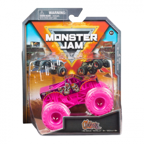 Jocuri si articole copii - Monster Jam Masinuta Metalica Calavera Scara 1 La 64