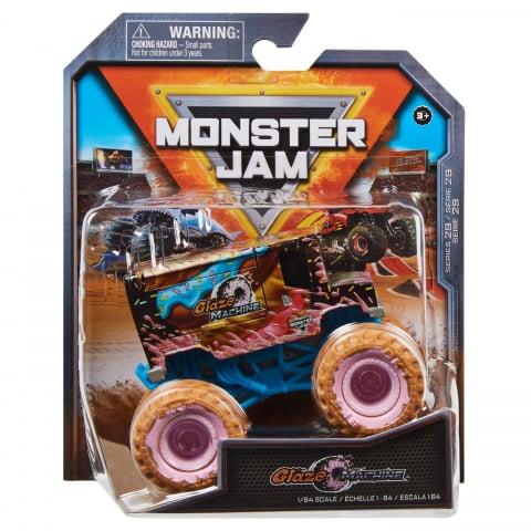Masinute, Motociclete, Elicoptere, Avioane & Trenulete - Monster Jam Masinuta Metalica Glaze Machine Scara 1 La 64