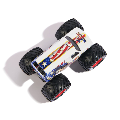 MONSTER JAM MASINUTA METALICA JESTER SCARA 1 LA 64 [3]