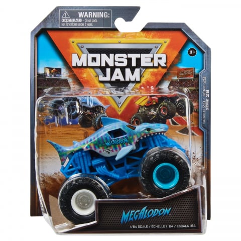 Masinute, Motociclete, Elicoptere, Avioane & Trenulete - Monster Jam Masinuta Metalica Megalodon Scara 1 La 64