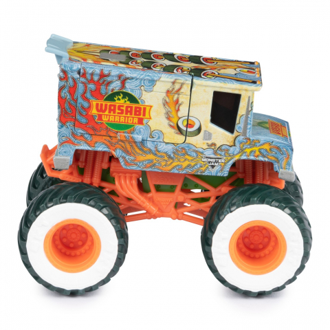 Monster Jam Masinuta Metalica Wasabi Warrior Scara 1 La 64 [1]