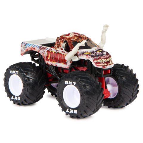 MONSTER JAM MASINUTA METALICA ZOMBIE SERIA 28 SCARA 1 LA 64 [1]
