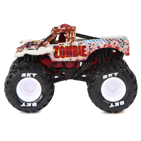MONSTER JAM MASINUTA METALICA ZOMBIE SERIA 28 SCARA 1 LA 64 [2]