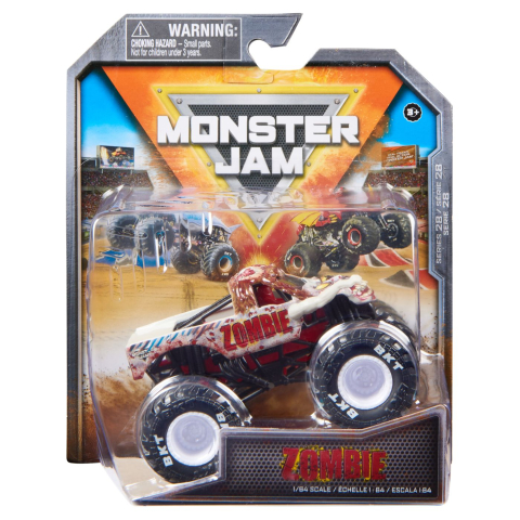 Avioane si Elicoptere jucărie - MONSTER JAM MASINUTA METALICA ZOMBIE SERIA 28 SCARA 1 LA 64