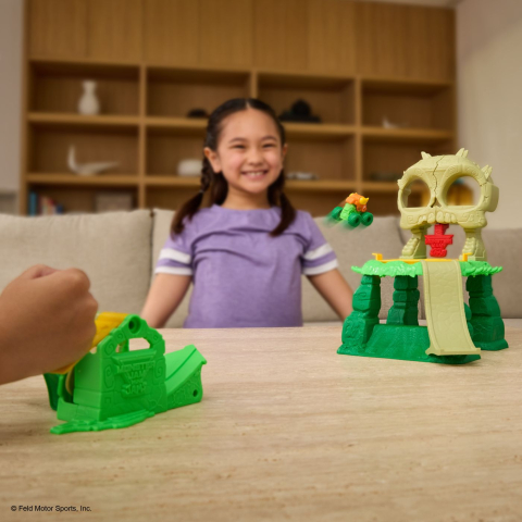 MONSTER JAM MINI JAMS SET DE JOACA CRASH AND CRUMBLE JUNGLE CU MASINUTELE EL TORO LOCO SI DRAGON [3]