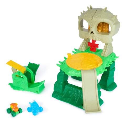 MONSTER JAM MINI JAMS SET DE JOACA CRASH AND CRUMBLE JUNGLE CU MASINUTELE EL TORO LOCO SI DRAGON [1]