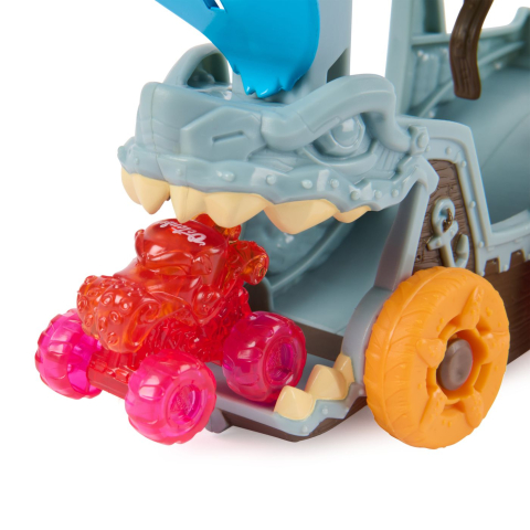 MONSTER JAM MINI JAMS SET DE JOACA LANSATOR MEGALODON DISTRUGATOR MARIN [8]