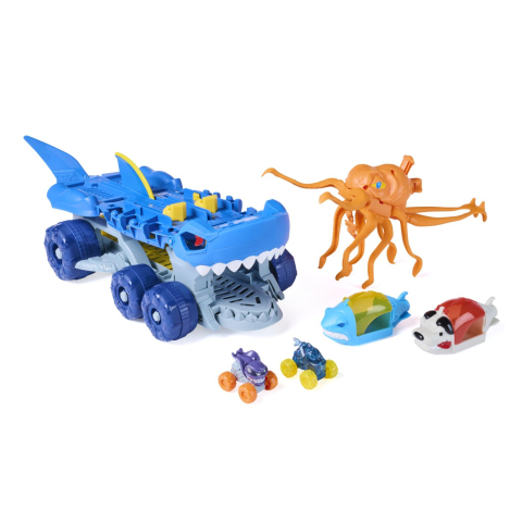 MONSTER JAM MINI JAMS SET DE JOACA MEGALODON ATACUL CALAMARULUI [2]