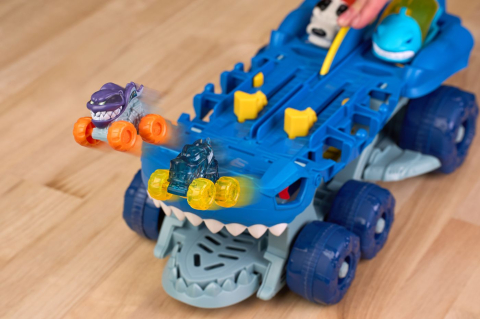 MONSTER JAM MINI JAMS SET DE JOACA MEGALODON ATACUL CALAMARULUI [7]