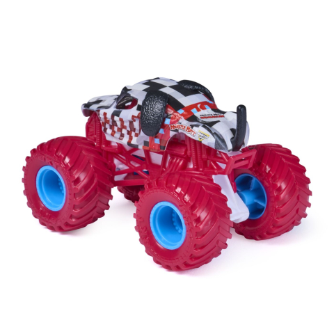 MONSTER JAM PIXEL PUNKS MASINUTA METALICA MONSTER MUTT DALMATIAN SCARA 1 LA 64 [2]