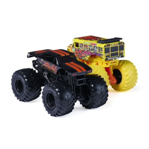 MONSTER JAM SET 2 MASINUTE METALICE CLASSROOM CRUSHER SI MAYHEM SCARA 1 LA 64 [2]