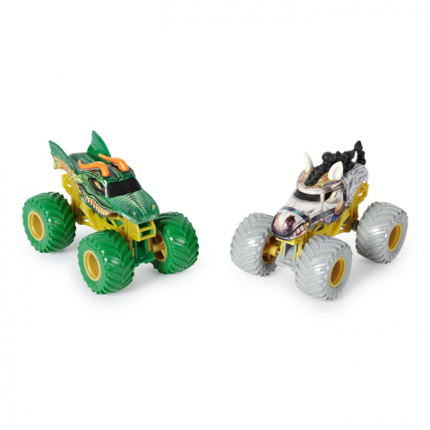 MONSTER JAM SET 2 MASINUTE METALICE DRAGON SI TEMPEST SPEED SCARA 1 LA 64 [2]