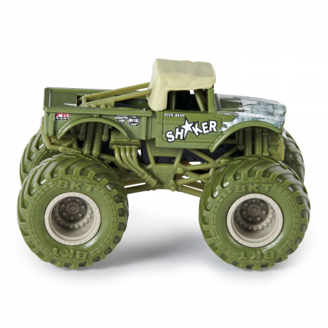 MONSTER JAM SET 2 MASINUTE METALICE SHAKER SI SOLDIER FORTUNE SCARA 1 LA 64 [4]