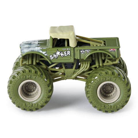 MONSTER JAM SET 2 MASINUTE METALICE SHAKER SI SOLDIER FORTUNE SCARA 1 LA 64 [5]