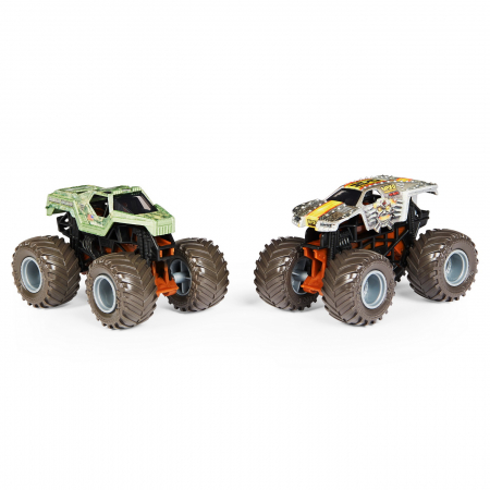 Monster jam set 2 masinute soldier fortune si max-d color change [2]