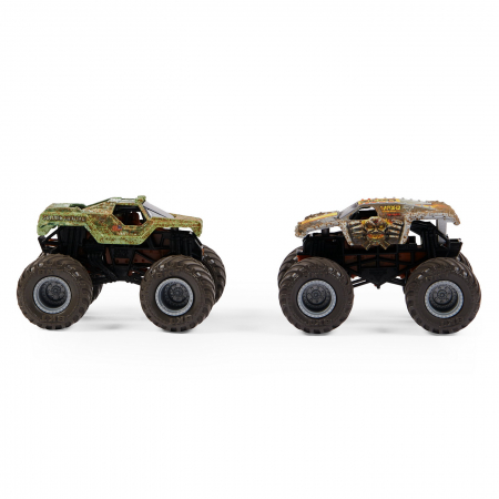 Monster jam set 2 masinute soldier fortune si max-d color change [1]