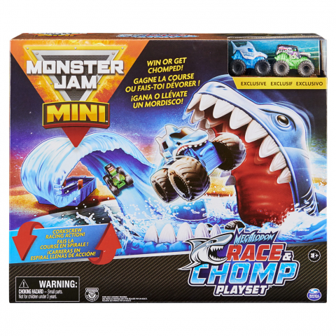 Jocuri si articole copii - MONSTER JAM SET MINI MODUL SHARK