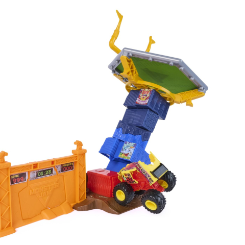 MONSTER JAM SMASH AND BASH SET DE JOACA CRASH COURSE [1]
