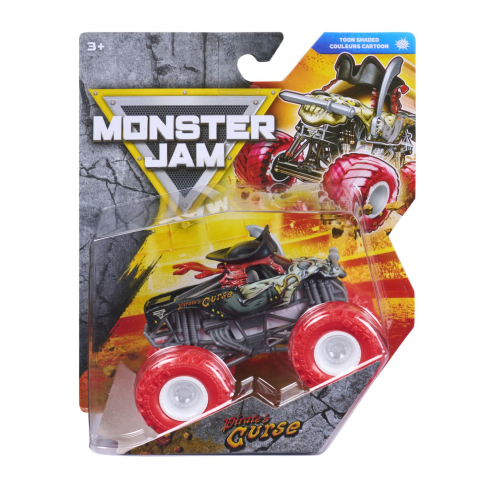 Vehicule și mașinuțe - MONSTER JAM TOON SHADED MASINUTA METALICA PIRATES CURSE SCARA 1 LA 64