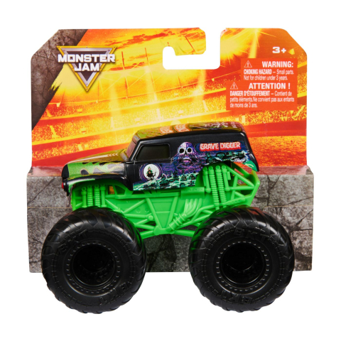 Jocuri si articole copii - MONSTER JAM VALUE MASINUTA METALICA GRAVE DIGGER SCARA 1 LA 43