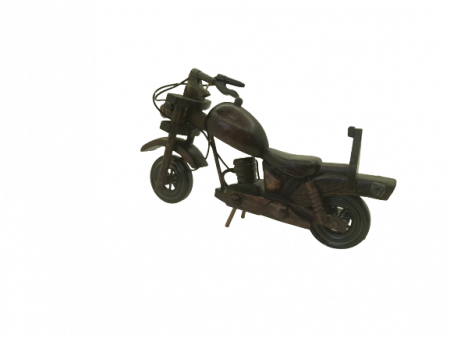 Motocicleta decorativa din lemn [1]