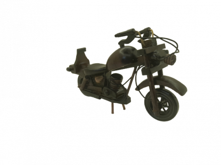 Motocicleta decorativa din lemn [2]