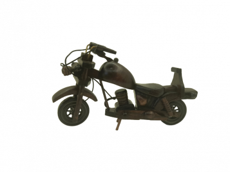 Decoratiuni - Motocicleta decorativa din lemn
