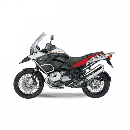 Motocicletă Metalică BMW RS1200 GS Albă, Scara 1:9  [4]